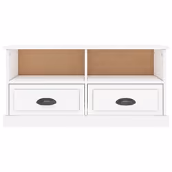 vidaXL TV Cabinet TV Stand Sideboard Cabinet TV Unit Cupboard Engineered Wood - high gloss white - Additional view 5