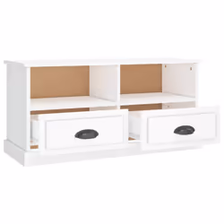 vidaXL TV Cabinet TV Stand Sideboard Cabinet TV Unit Cupboard Engineered Wood - high gloss white - Additional view 7