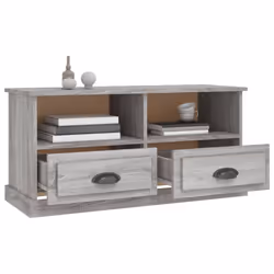 vidaXL TV Cabinet TV Stand Sideboard Cabinet TV Unit Cupboard Engineered Wood - grey sonoma - Additional view 4