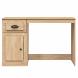 vidaXL Desk Computer Desk Office Writing Desk with Drawer Engineered Wood - sonoma oak - Additional view 5