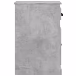 vidaXL Side Cabinet Sideboard Bedroom Side Table with Drawer Engineered Wood - concrete grey - Additional view 6
