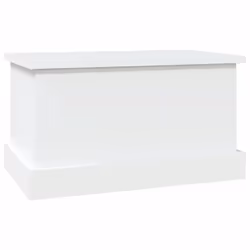 vidaXL Storage Box Garden Tool Chest Outdoor Storage Bin Box Engineered Wood - white, 50 x 30 x 28 cm - Additional view 5