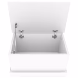 vidaXL Storage Box Garden Tool Chest Outdoor Storage Bin Box Engineered Wood - white, 50 x 30 x 28 cm - Additional view 8