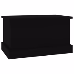 vidaXL Storage Box Garden Tool Chest Outdoor Storage Bin Box Engineered Wood - black, 50 x 30 x 28 cm - Additional view 7