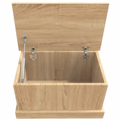 vidaXL Storage Box Garden Tool Chest Outdoor Storage Bin Box Engineered Wood - sonoma oak, 50 x 30 x 28 cm - Additional view 8