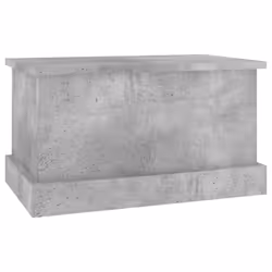 vidaXL Storage Box Garden Tool Chest Outdoor Storage Bin Box Engineered Wood - concrete grey, 50 x 30 x 28 cm - Additional view 7