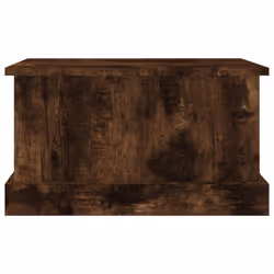 vidaXL Storage Box Garden Tool Chest Outdoor Storage Bin Box Engineered Wood - smoked oak, 50 x 30 x 28 cm - Additional view 6