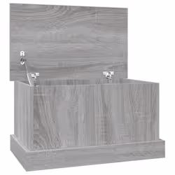 vidaXL Storage Box Garden Tool Chest Outdoor Storage Bin Box Engineered Wood - grey sonoma, 50 x 30 x 28 cm - Additional view 2