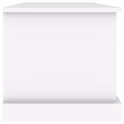 vidaXL Storage Box Garden Tool Chest Outdoor Storage Bin Box Engineered Wood - white, 70 x 40 x 38 cm