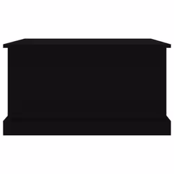 vidaXL Storage Box Garden Tool Chest Outdoor Storage Bin Box Engineered Wood - black, 70 x 40 x 38 cm
