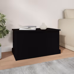 vidaXL Storage Box Garden Tool Chest Outdoor Storage Bin Box Engineered Wood - black, 70 x 40 x 38 cm - Additional view 4