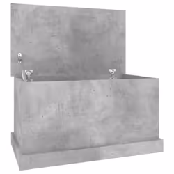 vidaXL Storage Box Garden Tool Chest Outdoor Storage Bin Box Engineered Wood - concrete grey, 70 x 40 x 38 cm