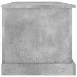vidaXL Storage Box Garden Tool Chest Outdoor Storage Bin Box Engineered Wood - concrete grey, 70 x 40 x 38 cm - Additional view 7