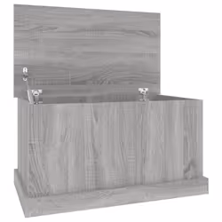 vidaXL Storage Box Garden Tool Chest Outdoor Storage Bin Box Engineered Wood - grey sonoma, 70 x 40 x 38 cm