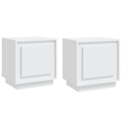 VidaXL 819837 nightstand/bedside table White