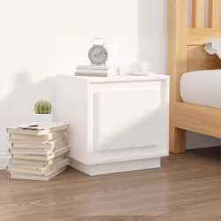 VidaXL 819837 nightstand/bedside table White