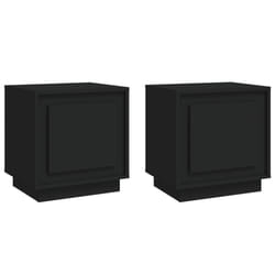 VidaXL 819839 nightstand/bedside table Black