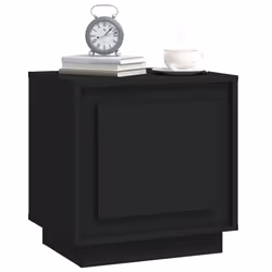 VidaXL 819839 nightstand/bedside table Black - Additional view 4