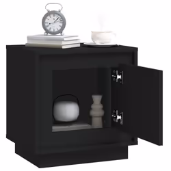 VidaXL 819839 nightstand/bedside table Black - Additional view 5