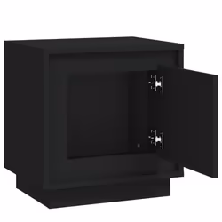 VidaXL 819839 nightstand/bedside table Black - Additional view 6