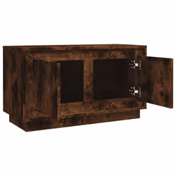 vidaXL TV Cabinet TV Stand TV Unit Media Cabinet Sideboard Engineered Wood - smoked oak - Additional view 6
