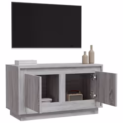 vidaXL TV Cabinet TV Stand TV Unit Media Cabinet Sideboard Engineered Wood - grey sonoma - Additional view 4