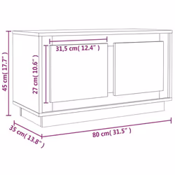 vidaXL TV Cabinet TV Stand TV Unit Media Cabinet Sideboard Engineered Wood - grey sonoma - Additional view 9