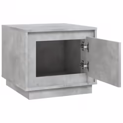 vidaXL Coffee Table Dining Table Accent SIde Tea End Table Engineered Wood - concrete grey - Additional view 6