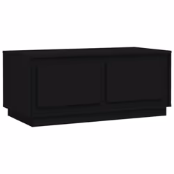 vidaXL Coffee Table Dining Table Accent SIde Tea End Table Engineered Wood - black