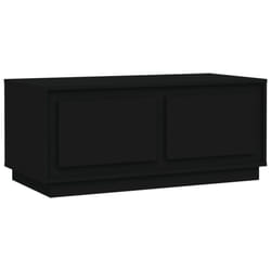 vidaXL Coffee Table Dining Table Accent SIde Tea End Table Engineered Wood - black