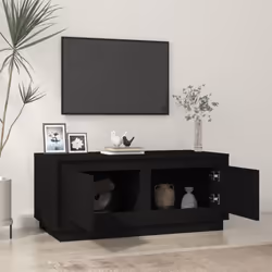 vidaXL Coffee Table Dining Table Accent SIde Tea End Table Engineered Wood - black