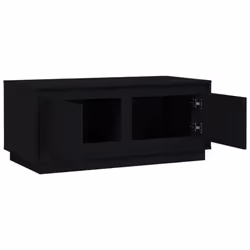 vidaXL Coffee Table Dining Table Accent SIde Tea End Table Engineered Wood - black - Additional view 6