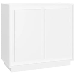 vidaXL Sideboard Cabinet Cupboard Highboard Home Organiser Engineered Wood - white