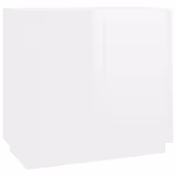 vidaXL Sideboard Cabinet Cupboard Highboard Home Organiser Engineered Wood - high gloss white