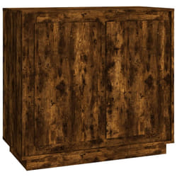 vidaXL Sideboard Cabinet Cupboard Highboard Home Organiser Engineered Wood - smoked oak