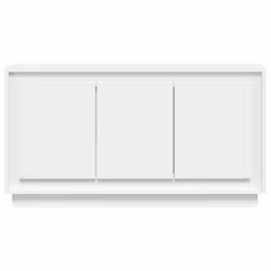 vidaXL Sideboard Cabinet Cupboard Side Cabinet Home Organiser Engineered Wood - white - Additional view 4