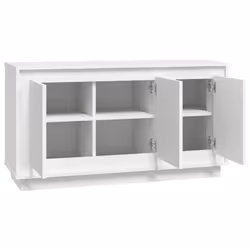 vidaXL Sideboard Cabinet Cupboard Side Cabinet Home Organiser Engineered Wood - white - Additional view 5