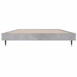 vidaXL Bed Frame Bedroom Platform Bed Frame Bedstead Bed Base Engineered Wood - concrete grey, 100 x 200 cm - Additional view 5
