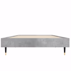 vidaXL Bed Frame Bedroom Platform Bed Frame Bedstead Bed Base Engineered Wood - concrete grey, 75 x 190 cm - Additional view 5