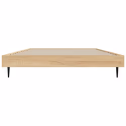 vidaXL Bed Frame Bedroom Platform Bed Frame Bedstead Bed Base Engineered Wood - sonoma oak, 100 x 200 cm - Additional view 5