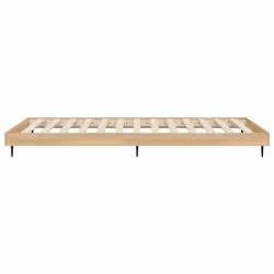 vidaXL Bed Frame Bedroom Platform Bed Frame Bedstead Bed Base Engineered Wood - sonoma oak, 90 x 200 cm - Additional view 6