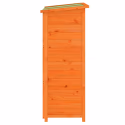 vidaXL Garden Tool Shed Outdoor Tool Organiser Sentry Shed Solid Wood Pine - brown - Additional view 5