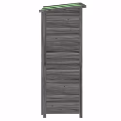 vidaXL Garden Tool Shed Outdoor Tool Organiser Sentry Shed Solid Wood Pine - grey - Additional view 5