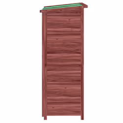 vidaXL Garden Tool Shed Outdoor Tool Organiser Sentry Shed Solid Wood Pine - mocha - Additional view 5