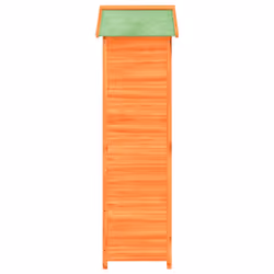 vidaXL Garden Tool Shed Wooden Storage Cabinet Shed Tool Cabin Solid Wood Pine - brown - Additional view 5