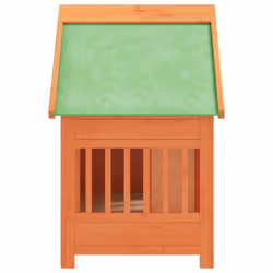 vidaXL Dog Kennel Wooden Pet House Animal Crate Dog Enclosure Solid Wood Pine - brown - Additional view 4