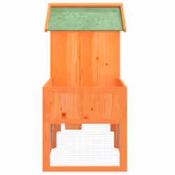vidaXL Rabbit Hutch Rabbit Run Bunny House Wooden Animal House Solid Wood Pine - brown - Additional view 5