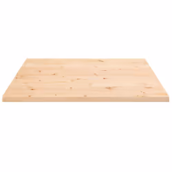vidaXL Table Top Desk Top Wooden Table Top for Desk Solid Wood Pine Square - brown, 70 x 70 x 2.5 cm