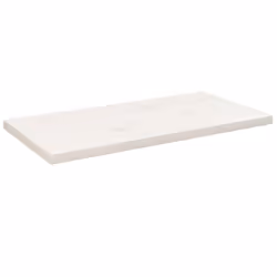 vidaXL Table Top Desk Top Wooden Table Top for Desk Solid Wood Pine Square - white, 80 x 40 x 2.5 cm