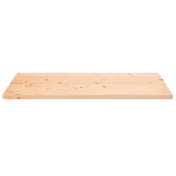 vidaXL Table Top Desk Top Wooden Table Top for Desk Solid Wood Pine Square - brown, 100 x 50 x 2.5 cm